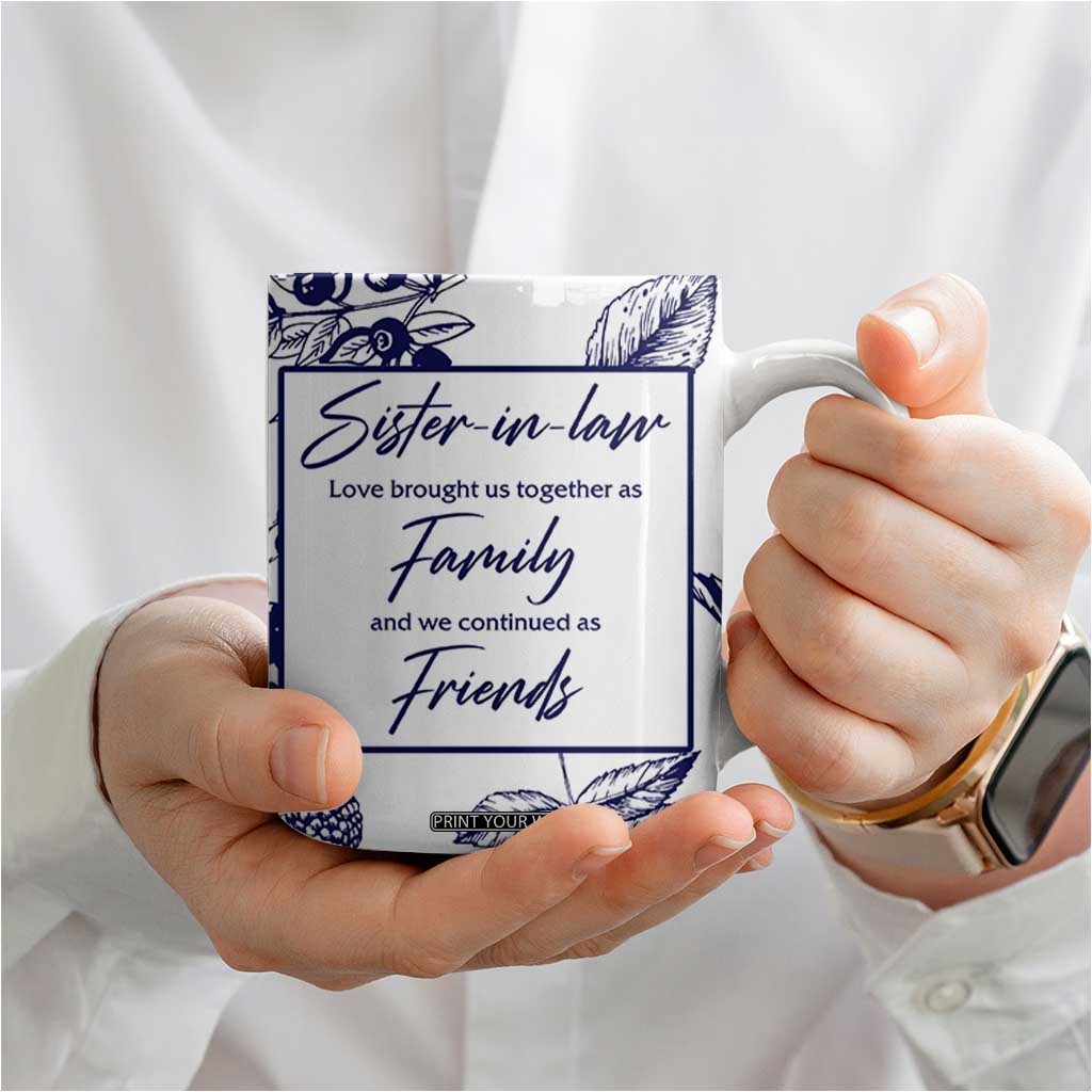 Sister in Law Gifts from Sister Coffee Mug Bridal Shower Wedding Gifts For Future SIL TB10 Print Your Wear
