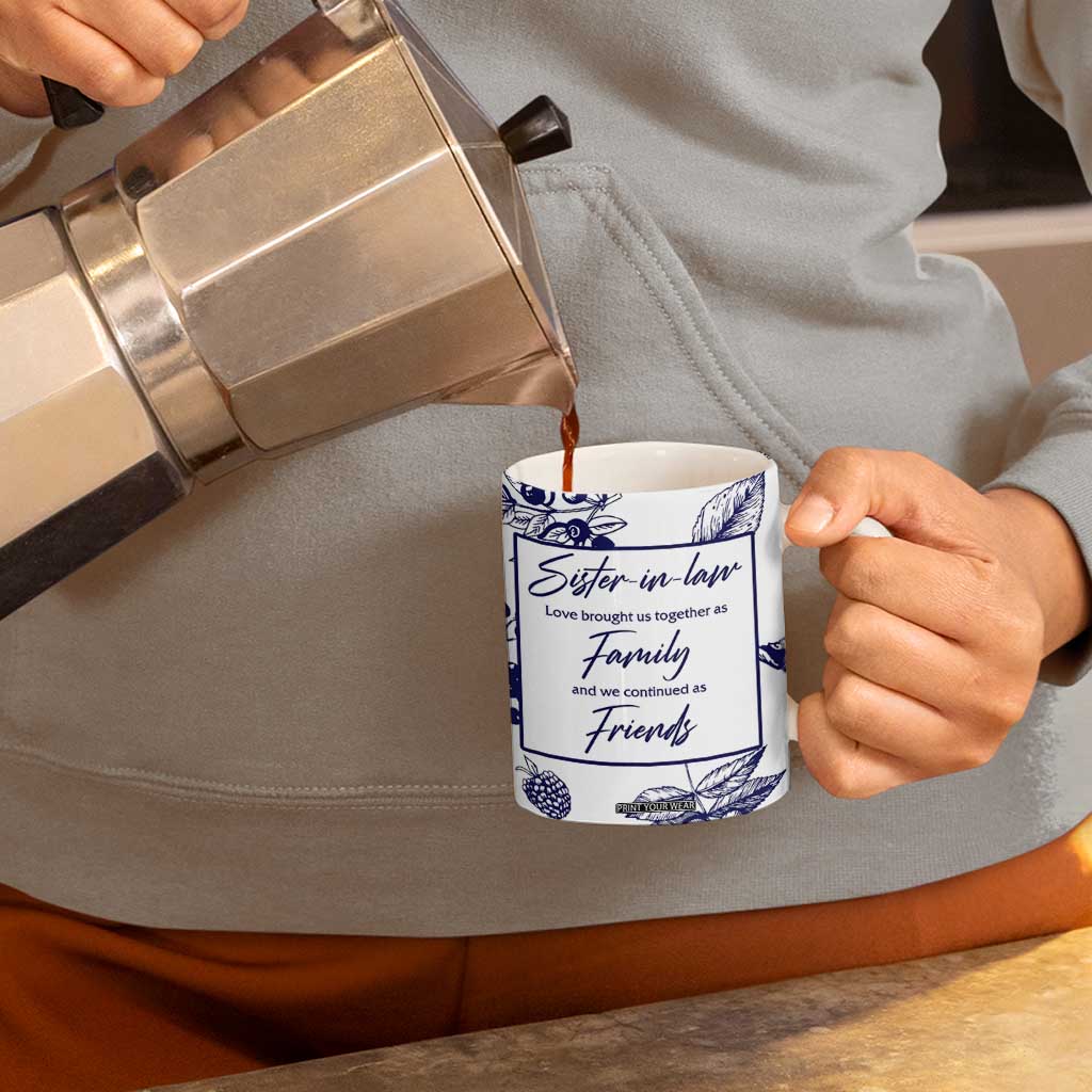 Sister in Law Gifts from Sister Coffee Mug Bridal Shower Wedding Gifts For Future SIL TB10 Print Your Wear