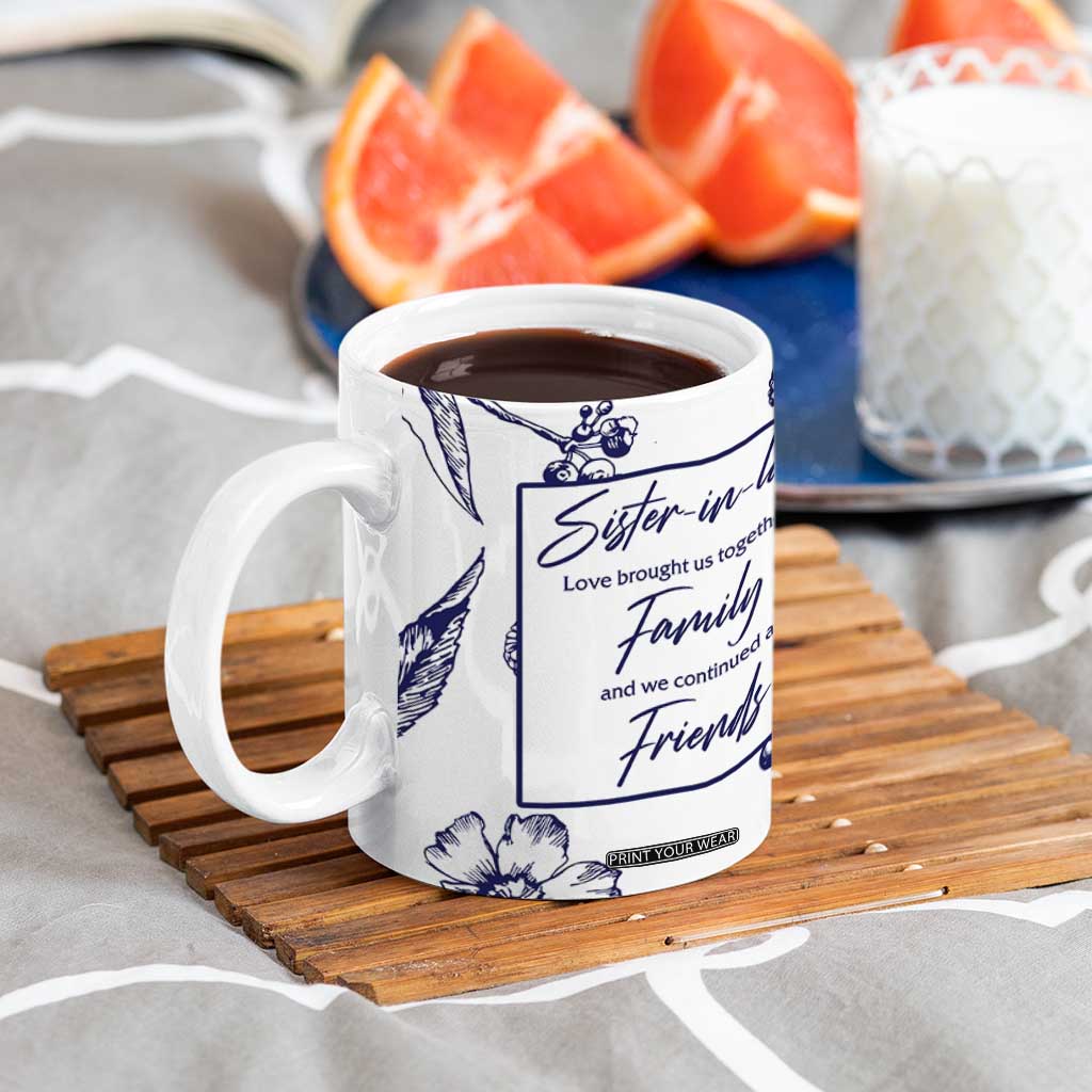 Sister in Law Gifts from Sister Coffee Mug Bridal Shower Wedding Gifts For Future SIL TB10 Print Your Wear