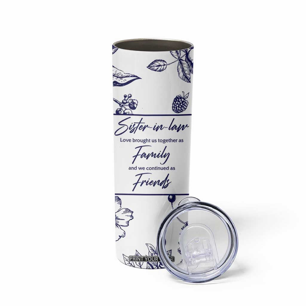 Sister in Law Gifts from Sister Skinny Tumbler Bridal Shower Wedding Gifts For Future SIL TB10 Print Your Wear