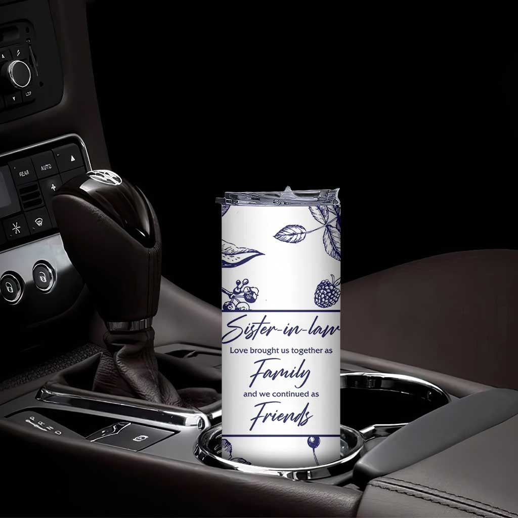 Sister in Law Gifts from Sister Skinny Tumbler Bridal Shower Wedding Gifts For Future SIL TB10 Print Your Wear