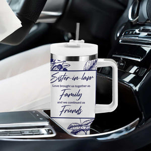 Sister in Law Gifts from Sister Tumbler With Handle Bridal Shower Wedding Gifts For Future SIL TB10 Print Your Wear