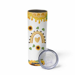 Sister Gifts Skinny Tumbler Send Love To My Sister Missing You Sunflower TB10 Print Your Wear
