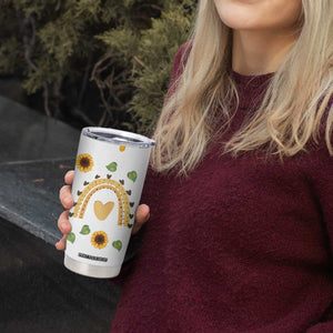 Sister Gifts Tumbler Cup Send Love To My Sister Missing You Sunflower TB10 Print Your Wear