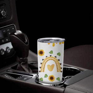 Sister Gifts Tumbler Cup Send Love To My Sister Missing You Sunflower TB10 Print Your Wear