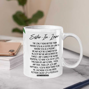 Sister in Law Gifts Coffee Mug Sis Engagement Wedding Gift TB10 Print Your Wear