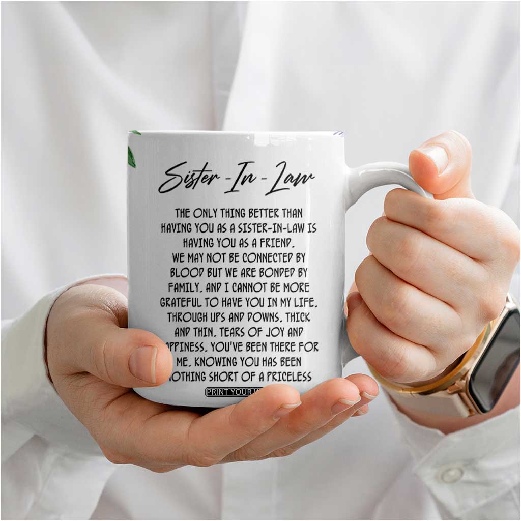 Sister in Law Gifts Coffee Mug Sis Engagement Wedding Gift TB10 Print Your Wear