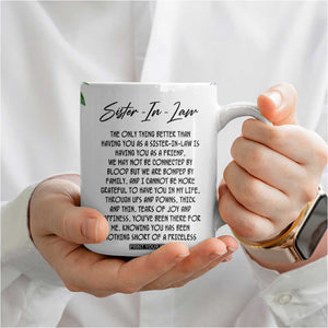 Sister in Law Gifts Coffee Mug Sis Engagement Wedding Gift TB10 Print Your Wear