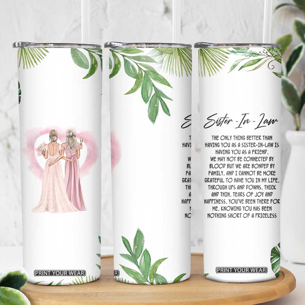 Sister in Law Gifts Skinny Tumbler Sis Engagement Wedding Gift TB10 Print Your Wear