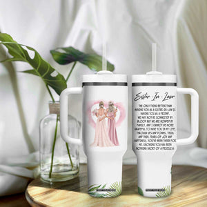 Sister in Law Gifts Tumbler With Handle Sis Engagement Wedding Gift TB10 Print Your Wear