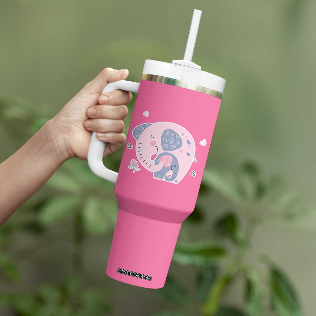 Sister Gift Tumbler With Handle A Sister is Gods Way of Making Sure We Never Walk Alone TB10 Print Your Wear