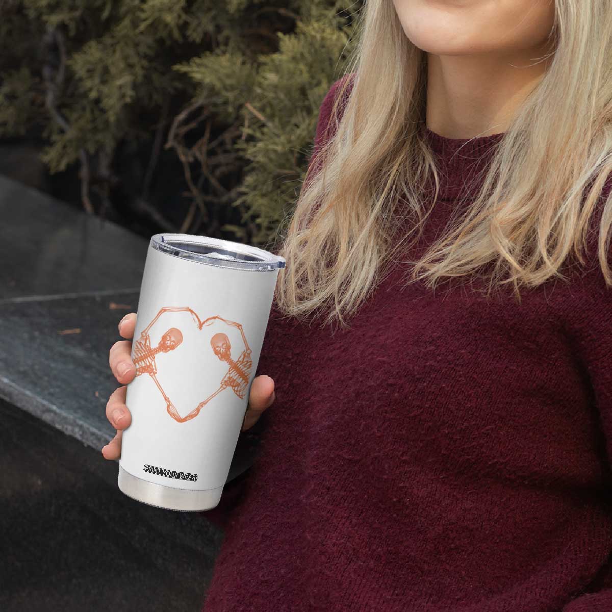 Sister Gift Tumbler Cup Being My Sister Is The Only Gift You Need TB10 Print Your Wear