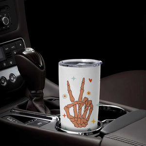 Sister Gift Tumbler Cup Being My Sister Is The Only Gift You Need Sarcastic Groovy Flowers TB10 Print Your Wear