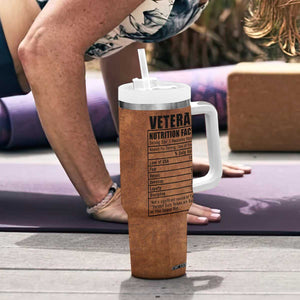 Veteran Gifts Tumbler With Handle Veterans Army Navy Air Force Marine Corps TB10 Print Your Wear