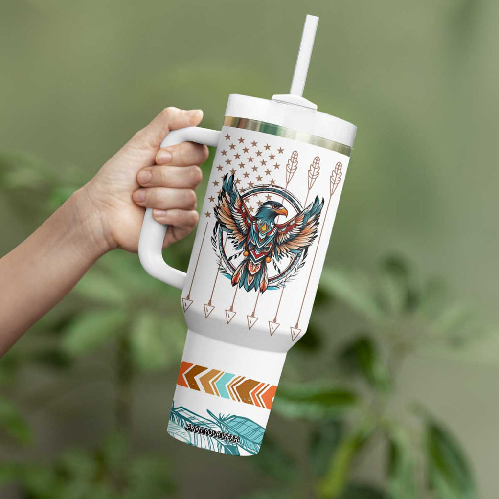 Native American Indian Day Pride Tumbler With Handle I'm Not As White As I Look TB10 Print Your Wear
