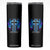 Suicide Prevention Awareness Skinny Tumbler Let Your Faith Be Bigger Than Your Fear Teal Purple Christian American Flag TB10 Black Print Your Wear