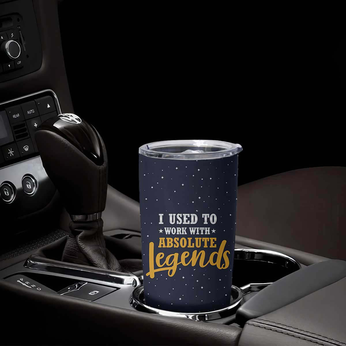 Going Away Gift For Coworker Tumbler Cup I Used To Work With Absolute Legend TB10 Print Your Wear