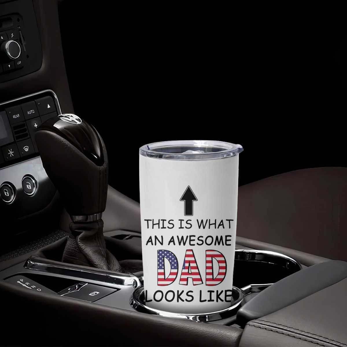 Gifts For Dad Tumbler Cup Funny Father's Day This Is What an Awesome Dad Looks Like TB10 Print Your Wear