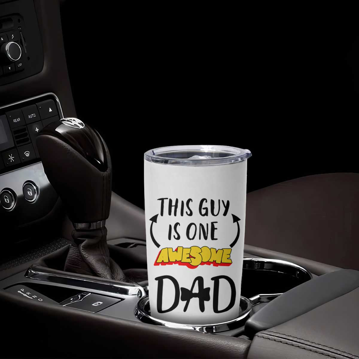 Gifts For Dad Tumbler Cup Funny Father's Day This One Is One Awesome Dad TB10 Print Your Wear