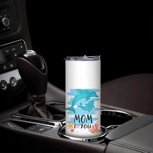 Gifts for Mom Birthday Skinny Tumbler I Love You Mom Cute Mothers Day Present TB10 Print Your Wear