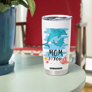 Gifts for Mom Birthday Tumbler Cup I Love You Mom Cute Mothers Day Present TB10 Print Your Wear