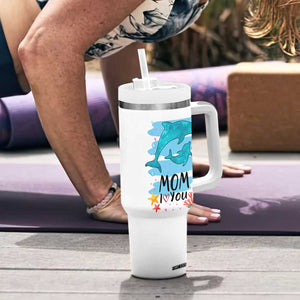 Gifts for Mom Birthday Tumbler With Handle I Love You Mom Cute Mothers Day Present TB10 Print Your Wear