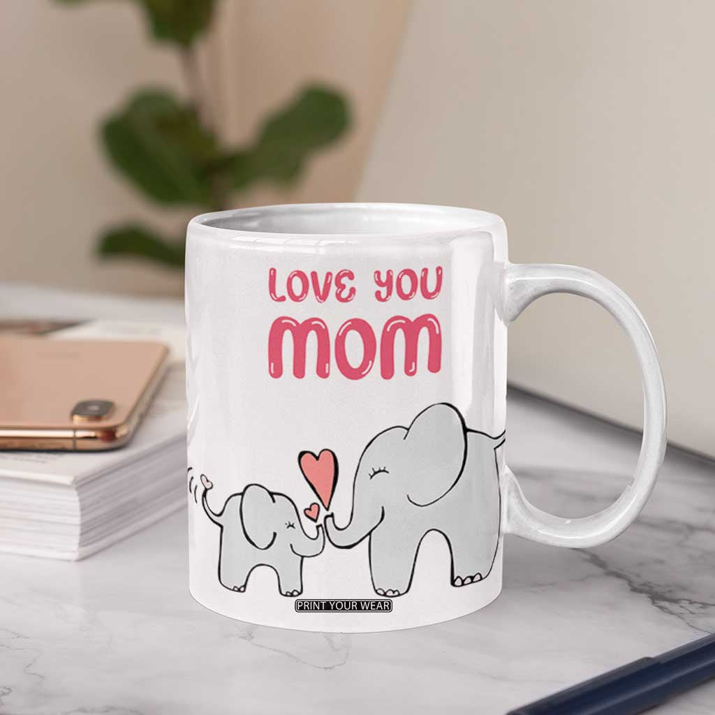 Mom Gifts From Kids Coffee Mug Mothers Day Gifts Remember I Love You Mom Sunflower TB10 Print Your Wear