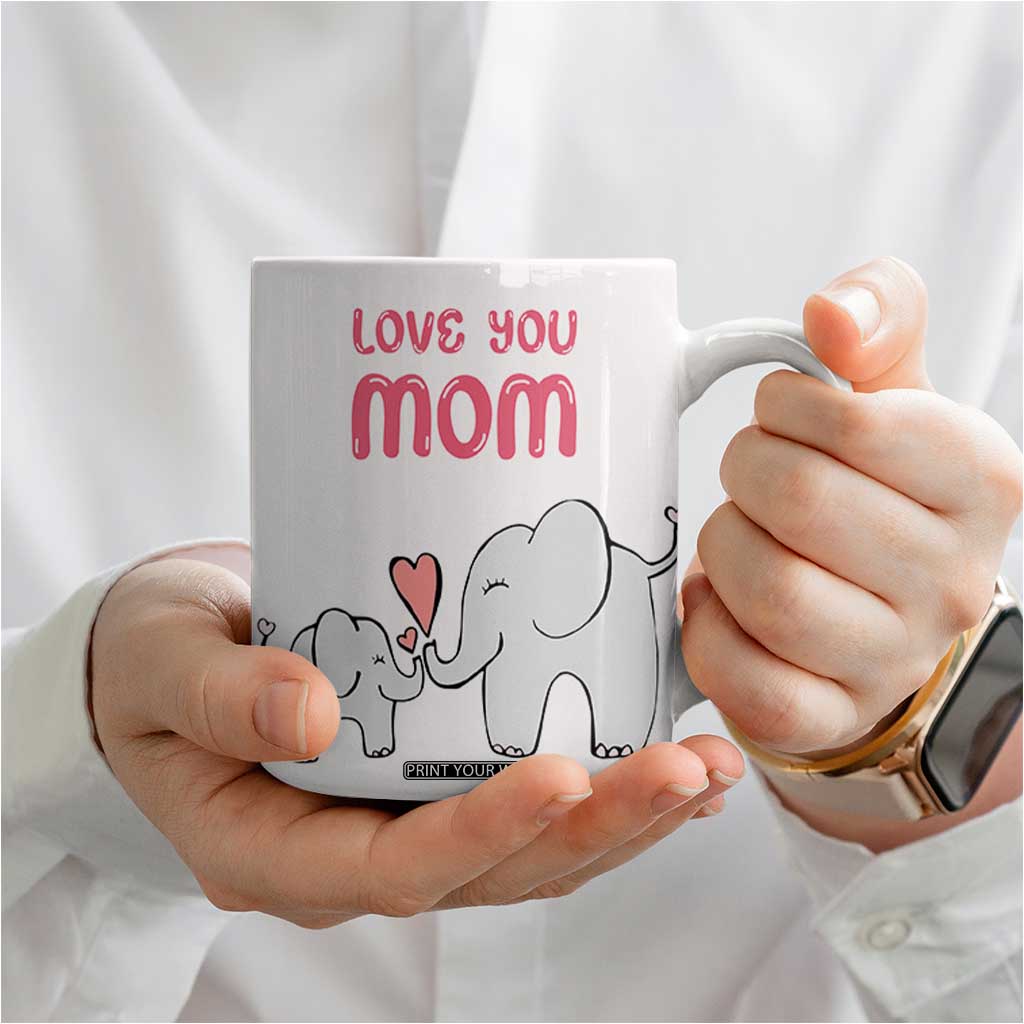 Mom Gifts From Kids Coffee Mug Mothers Day Gifts Remember I Love You Mom Sunflower TB10 Print Your Wear