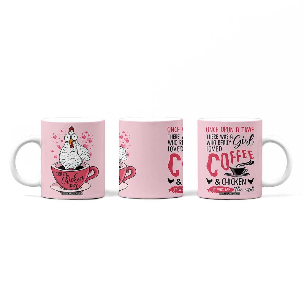 Crazy Chicken Lady Coffee Mug Funny Farmhouse Garden Animal Lover Gifts TB10 Print Your Wear