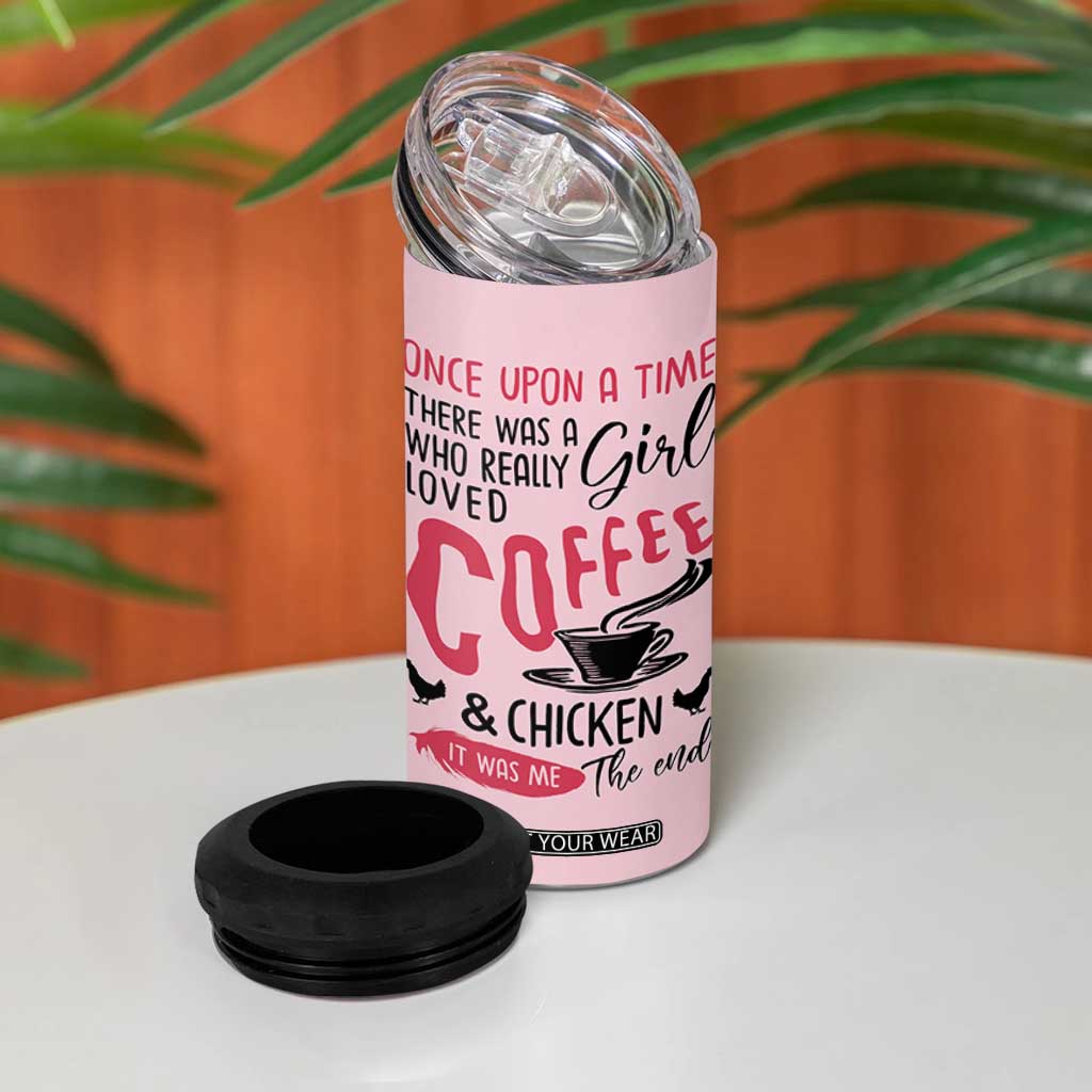 Crazy Chicken Lady 4 in 1 Can Cooler Tumbler Funny Farmhouse Garden Animal Lover Gifts TB10 Print Your Wear