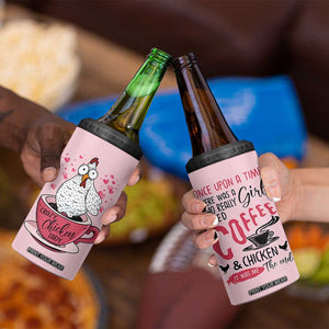 Crazy Chicken Lady 4 in 1 Can Cooler Tumbler Funny Farmhouse Garden Animal Lover Gifts TB10 Print Your Wear
