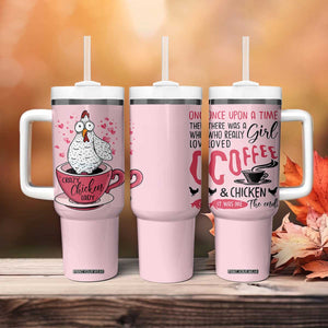 Crazy Chicken Lady Tumbler With Handle Funny Farmhouse Garden Animal Lover Gifts TB10 Print Your Wear