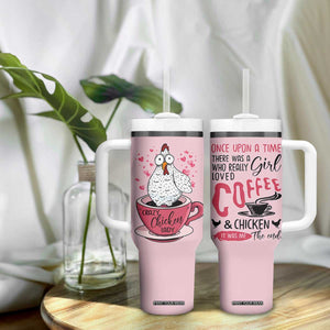 Crazy Chicken Lady Tumbler With Handle Funny Farmhouse Garden Animal Lover Gifts TB10 Print Your Wear