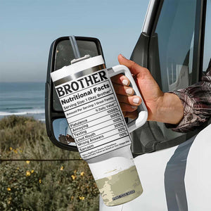 Funny Brother Gifts Tumbler With Handle I Smile Because You Are My Brothers Camo TB10 Print Your Wear