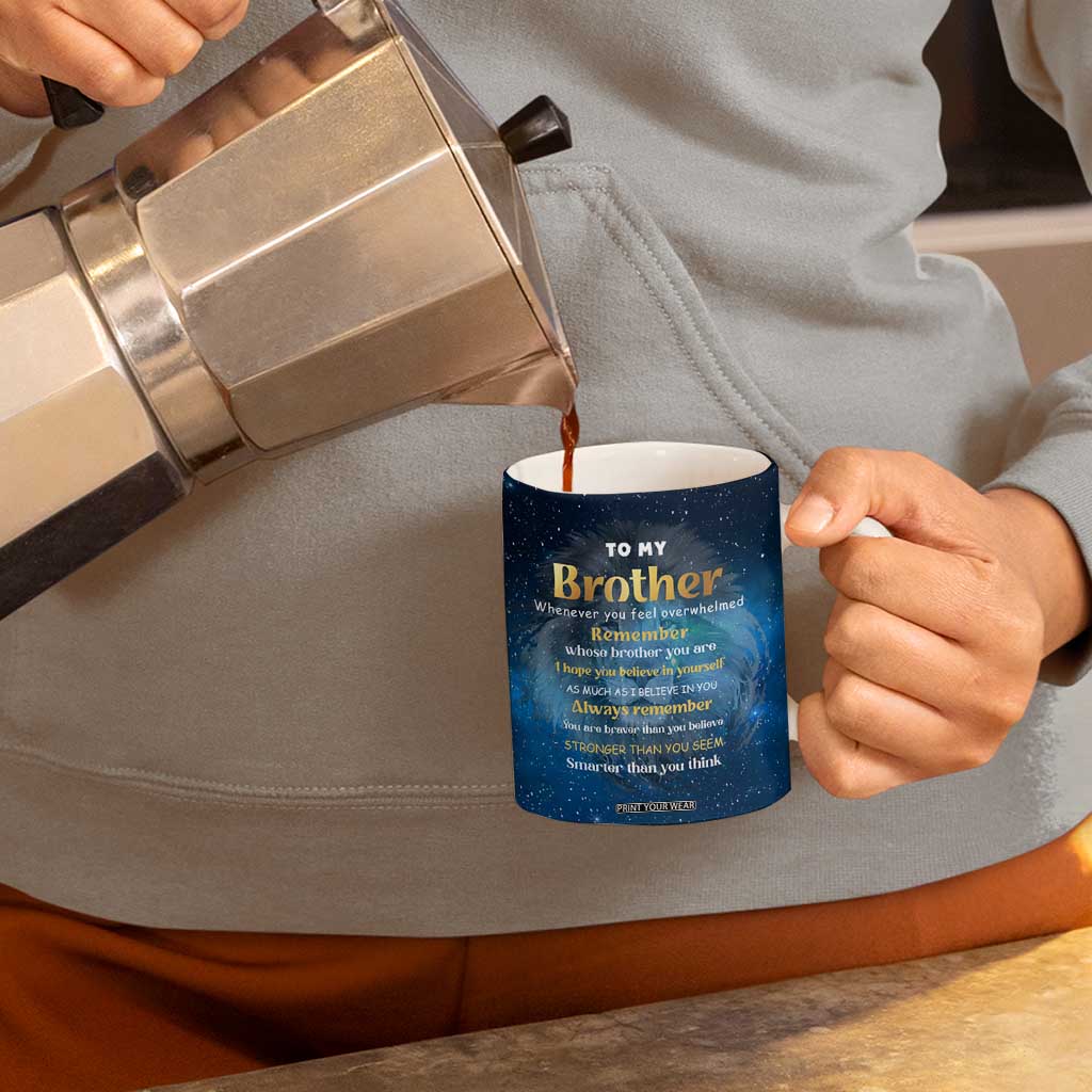 Best Brother Ever Coffee Mug Brothers Adult Big Brother Gifts Lion TB10 Print Your Wear