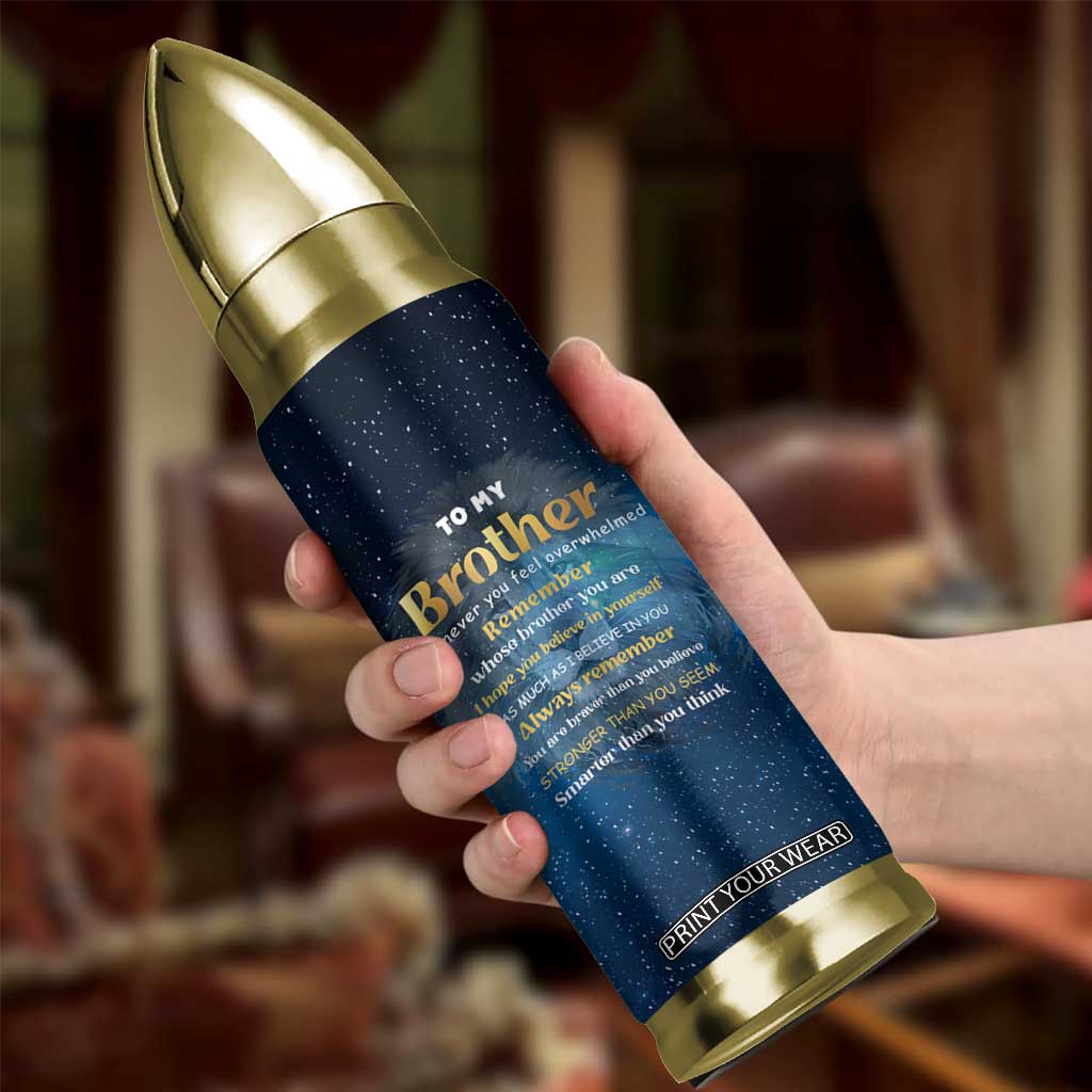 Best Brother Ever Bullet Tumbler Brothers Adult Big Brother Gifts Lion TB10 Print Your Wear