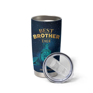 Best Brother Ever Tumbler Cup Brothers Adult Big Brother Gifts Lion TB10 Print Your Wear