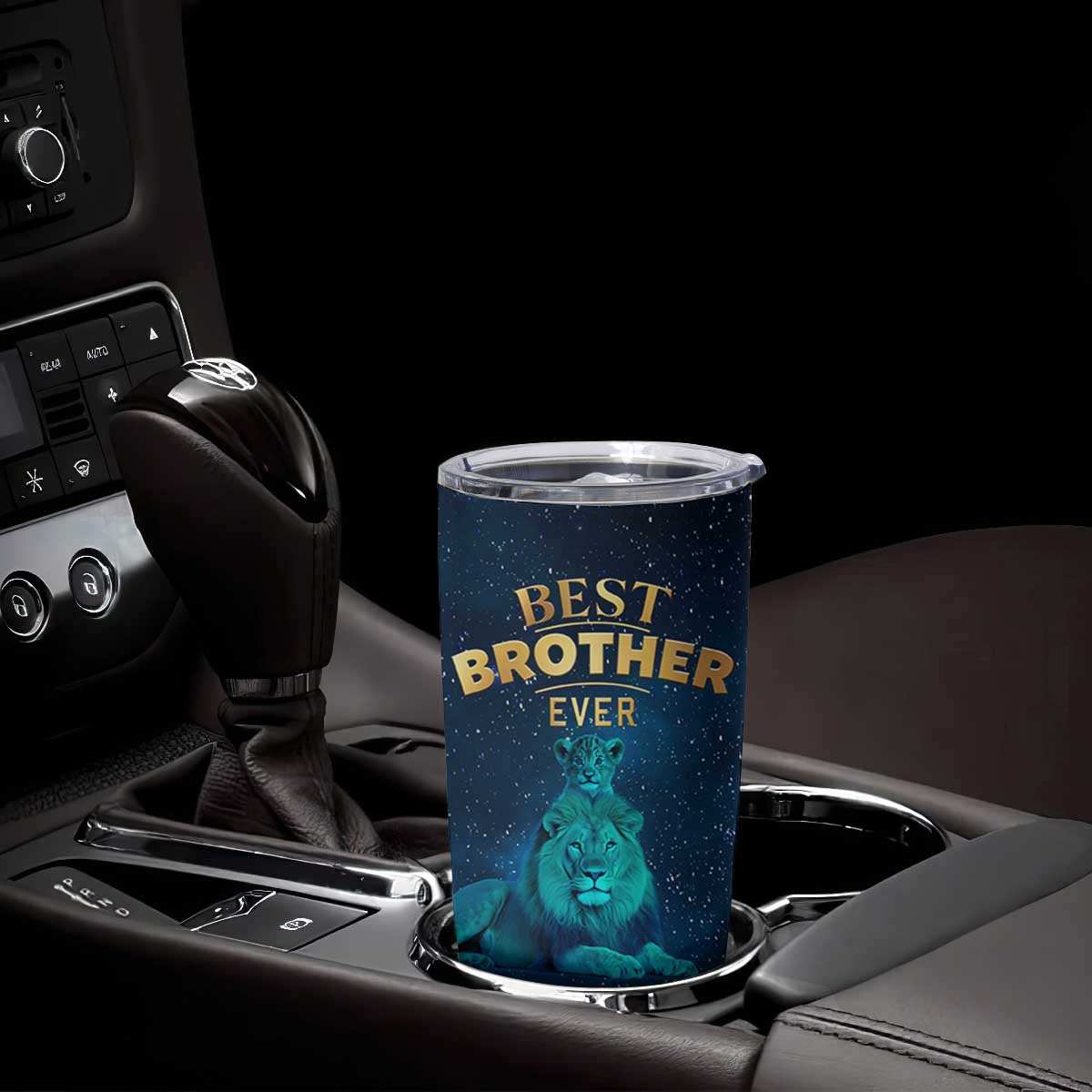 Best Brother Ever Tumbler Cup Brothers Adult Big Brother Gifts Lion TB10 Print Your Wear