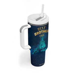 Best Brother Ever Tumbler With Handle Brothers Adult Big Brother Gifts Lion TB10 Print Your Wear