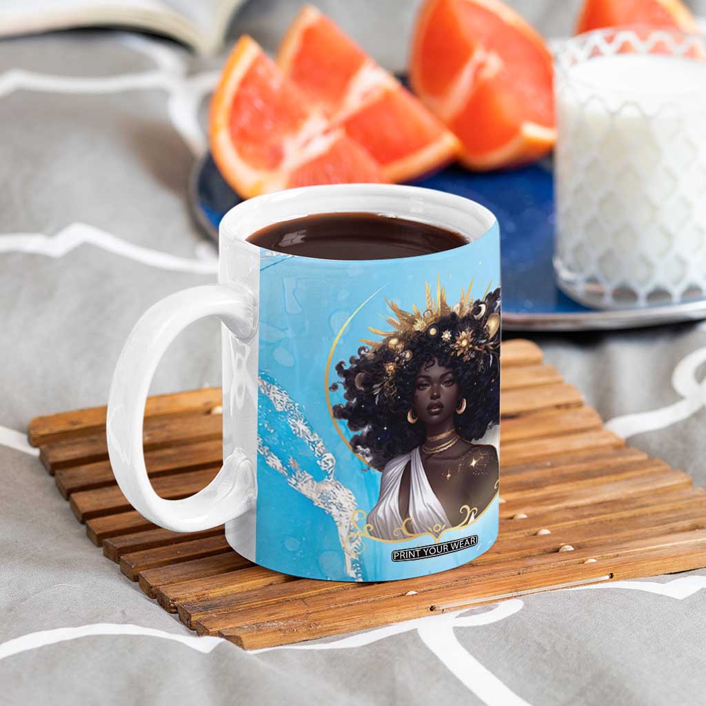 Christian Gifts for Black Women Coffee Mug African American Afro Black Girl Encouragement Religious Gift TB10 Print Your Wear
