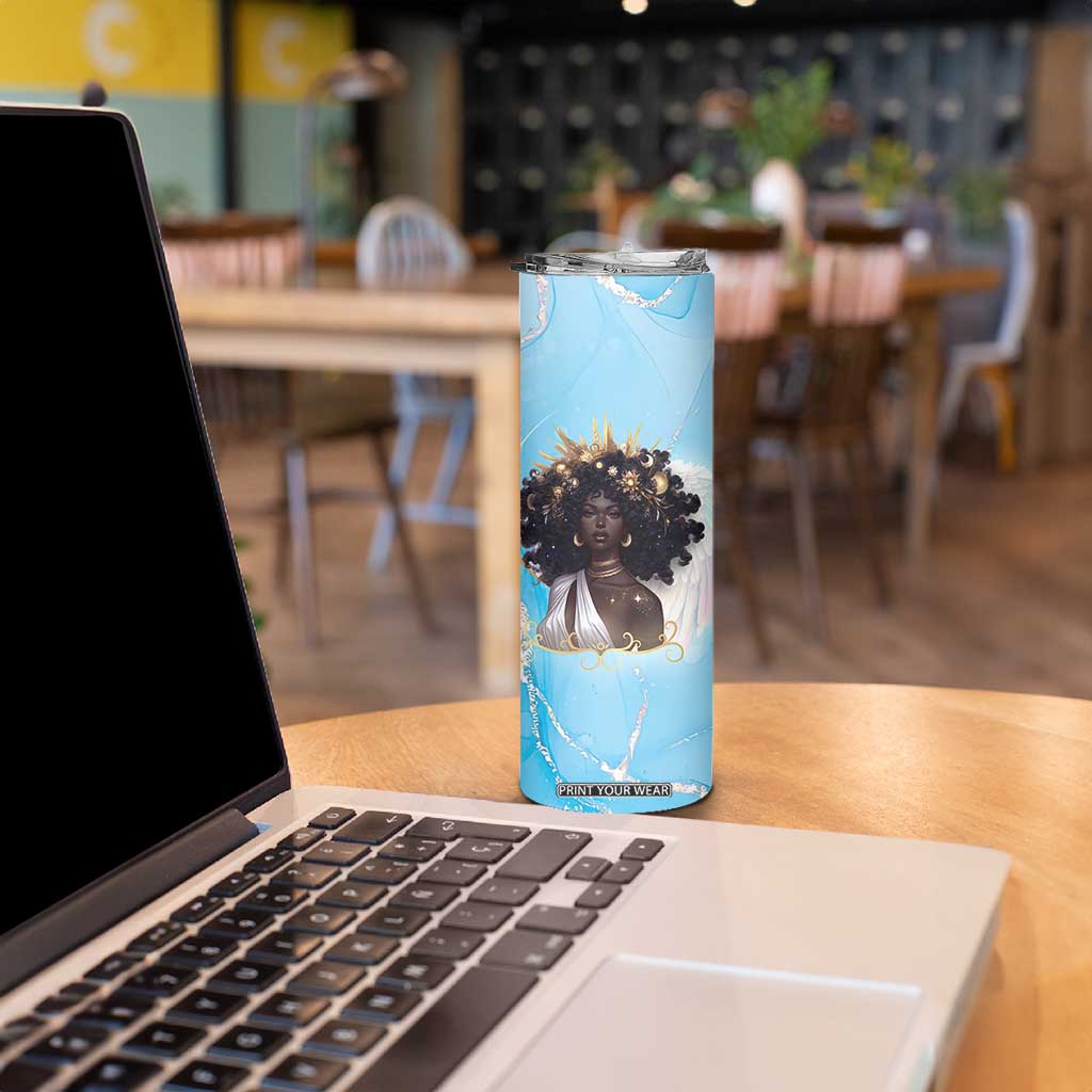 Christian Gifts for Black Women Skinny Tumbler African American Afro Black Girl Encouragement Religious Gift TB10 Print Your Wear
