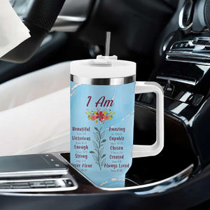 Christian Gifts for Black Women Tumbler With Handle African American Afro Black Girl Encouragement Religious Gift TB10 Print Your Wear