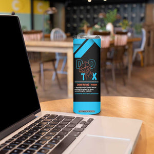 Dad Tax Skinny Tumbler Funny Birthday Christmas Gift For Men Stepdad Bonus Dad Uncle TB10 Print Your Wear