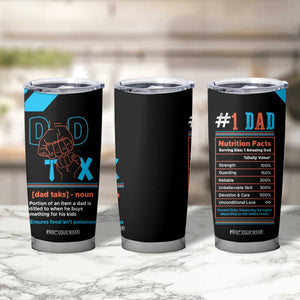 Dad Tax Tumbler Cup Funny Birthday Christmas Gift For Men Stepdad Bonus Dad Uncle TB10 Print Your Wear