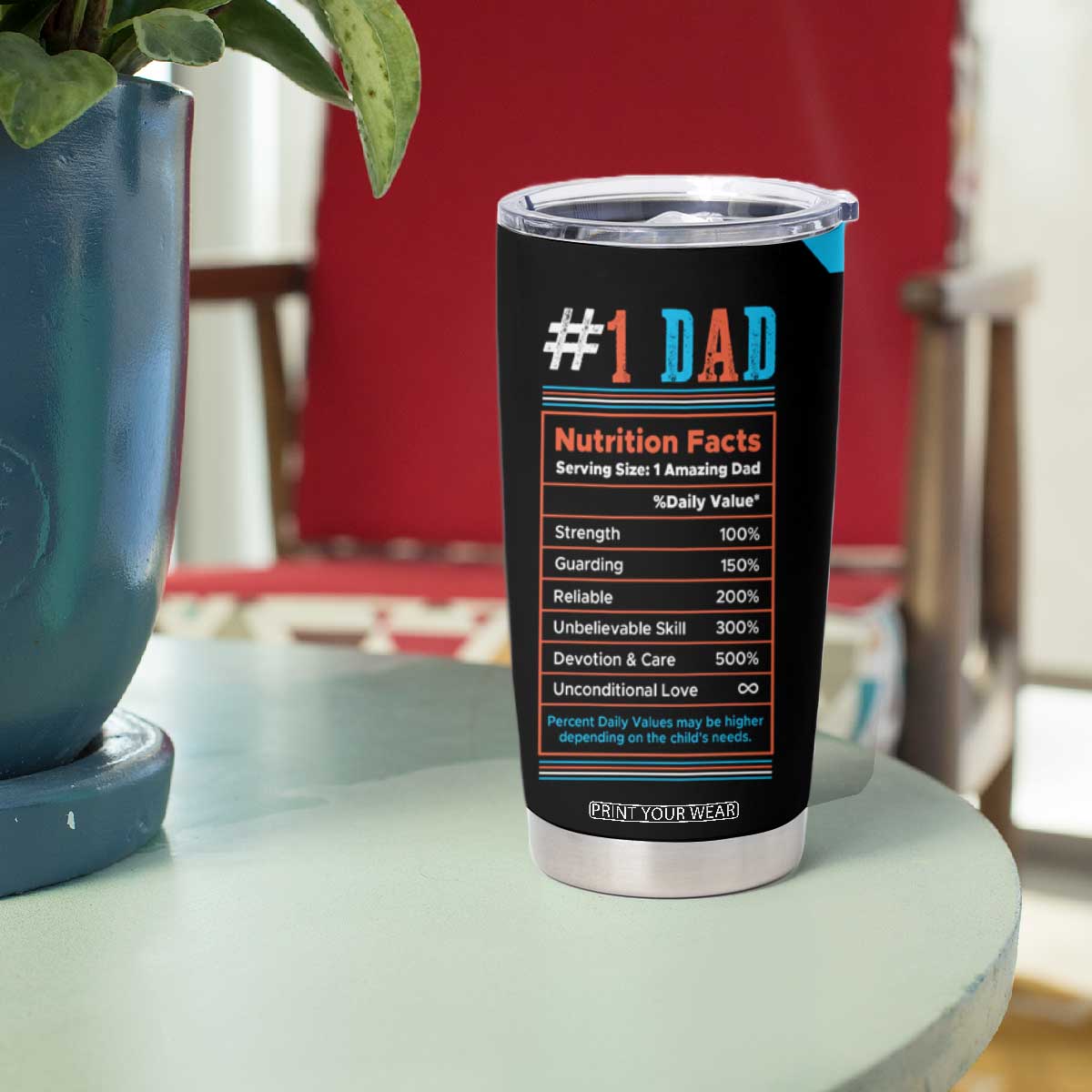Dad Tax Tumbler Cup Funny Birthday Christmas Gift For Men Stepdad Bonus Dad Uncle TB10 Print Your Wear