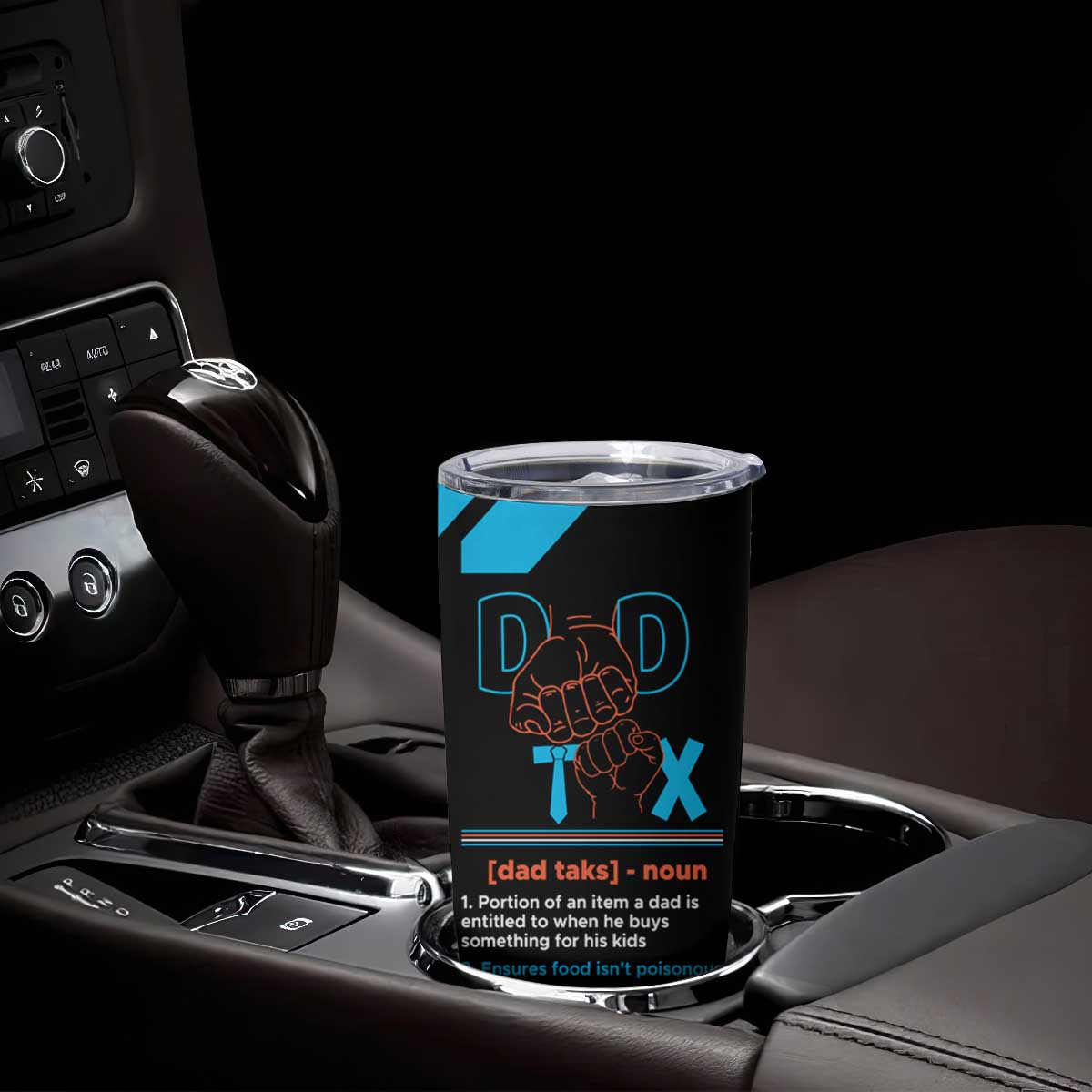 Dad Tax Tumbler Cup Funny Birthday Christmas Gift For Men Stepdad Bonus Dad Uncle TB10 Print Your Wear