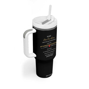 Son In Law Gifts Tumbler With Handle Future SIL Wedding Gift From Mother In Law MIL TB10 Print Your Wear