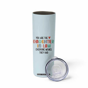 Love Gifts For Daughter In Law Skinny Tumbler Wedding Day Gift From Mother In Law TB10 Print Your Wear