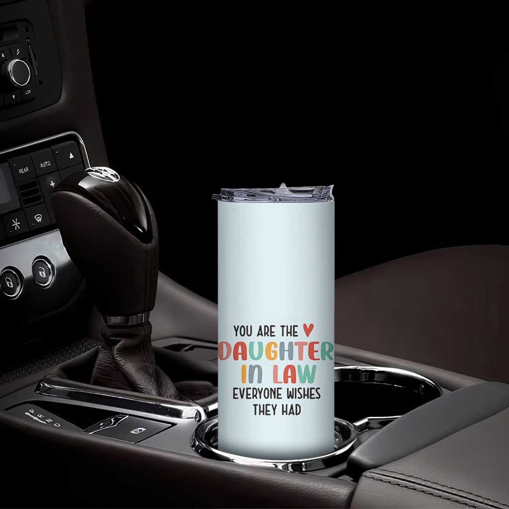 Love Gifts For Daughter In Law Skinny Tumbler Wedding Day Gift From Mother In Law TB10 Print Your Wear