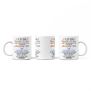 Gifts For Daughter In Law Coffee Mug Funny Wedding Day Gift From Mother In Law TB10 Print Your Wear
